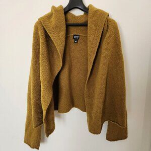 Eileen fisher Wool Blend Bouclé Hooded Jacket Large